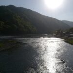 渡月橋より